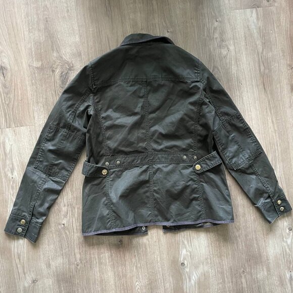 J. Crew Relaxed Boyfriend Field Jacket Olive Green - Picture 6 of 6